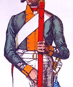 Preuischer Infanterierock 1806 (Vorderansicht)