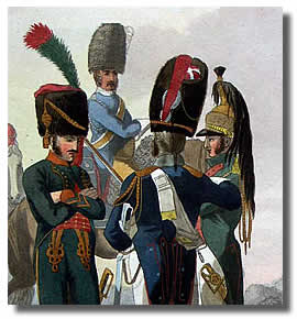 Französische Gardekavallerie nach Seele