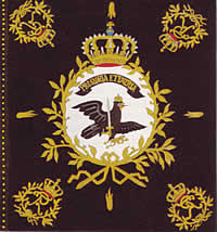 Muster 1 der Preußischen Infanteriefahnen bis 1806