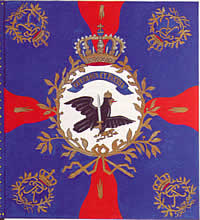 Muster 2 der Preußischen Infanteriefahnen bis 1806