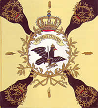 Muster 5 der Preußischen Infanteriefahnen bis 1806